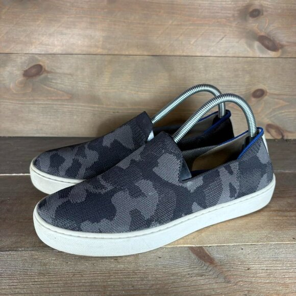 rothys the sneaker womens size 9 shoes black camo slip on comfort sneakers - Picture 1 of 8